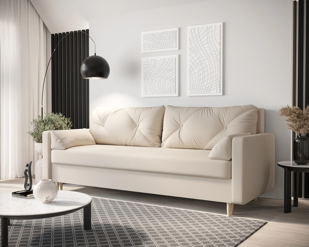 Supermobel Canapea ASTRA, 220x88x85, cosmic 160