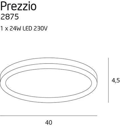 Plafoniera chrome Prezzio- 2875