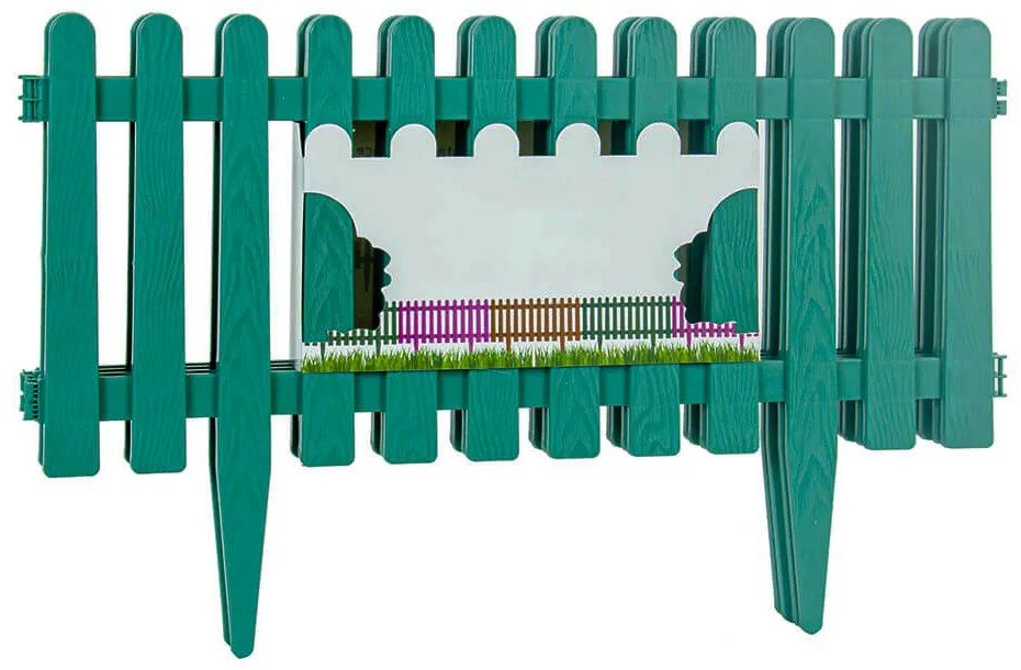 Gardulet ornamental pentru terasa/gradina, 55x34 cm, verde, polipropilena