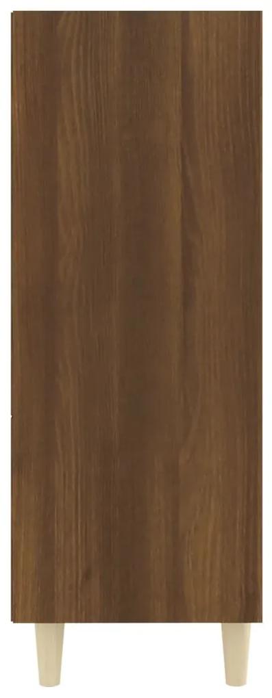 Servanta, stejar maro, 69,5x32,5x90 cm, lemn prelucrat 1, Stejar brun
