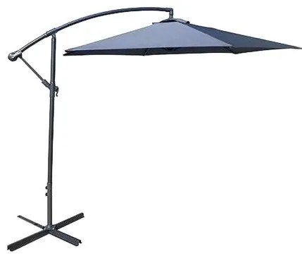 Umbrela cu brat articulat 300 cm DEMI  Gri