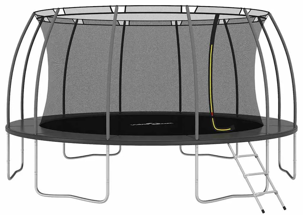 vidaXL Set trambulină rotundă, 488x90 cm, 150 kg