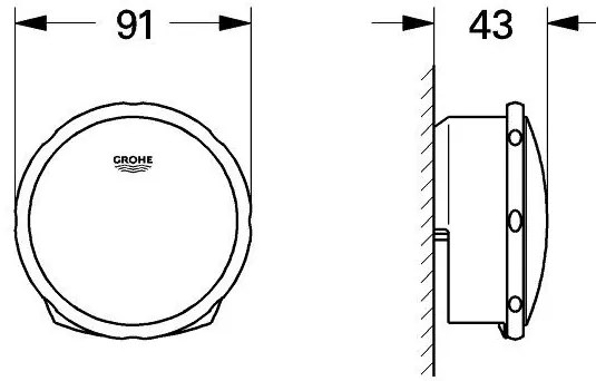 Grohe Talentofill Set final pentru sifon cada cu alimentare prin preaplin, cupru mat (brushed warm sunset)