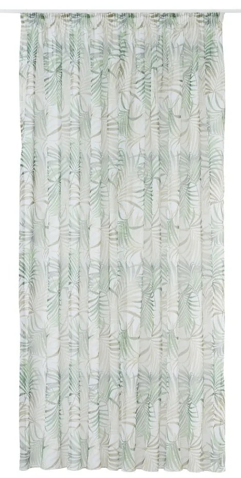 Perdea verde-bej 300x260 cm Palmas – Mendola Fabrics