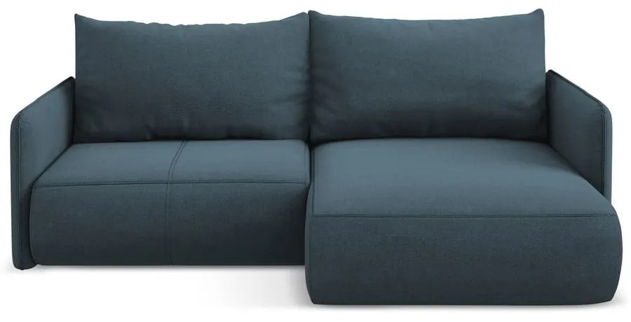 Colțar albastru extensibil/cu spațiu de depozitare (cu colț pe partea dreaptă) Nanea – Makamii