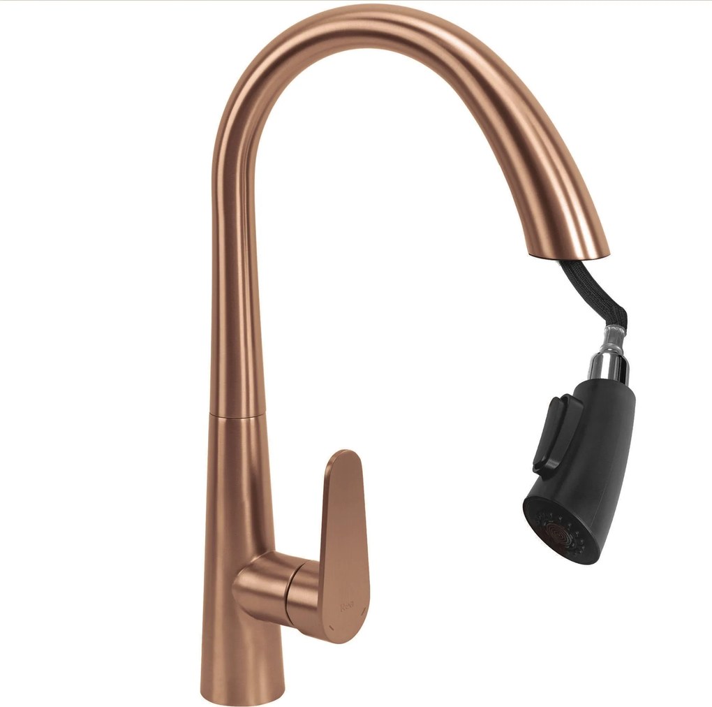 Baterie de bucătărie Rea Ross Brush Copper