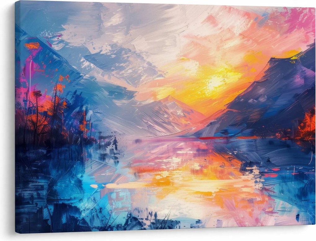 Tablou - Pictura peisajului (70x50 cm)