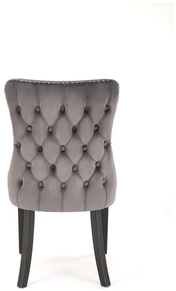 Scaun Alda velvet gri H95 cm