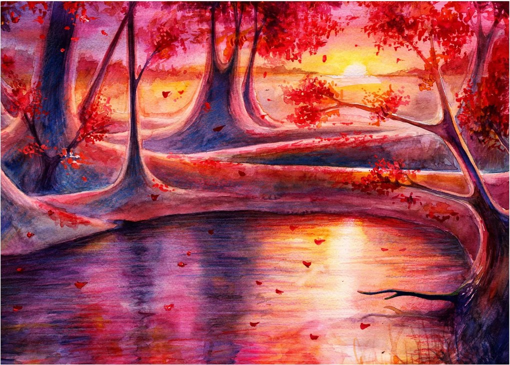 Tablou cu pădurea fermecată (70x50 cm)
