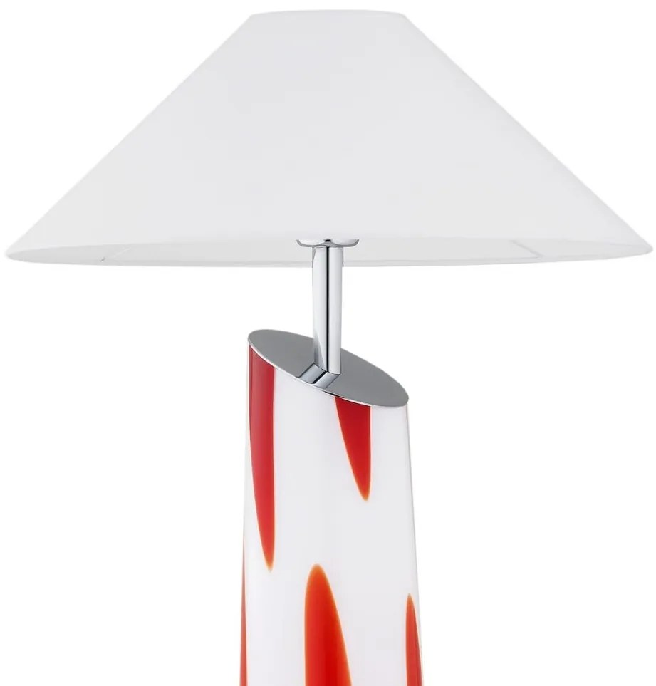 Lampadar, lampa de podea design modern POLONIA opal, rosu