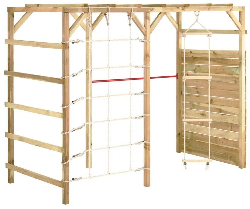 vidaXL Cadru de cățărare, 240x100x170 cm, lemn de pin tratat