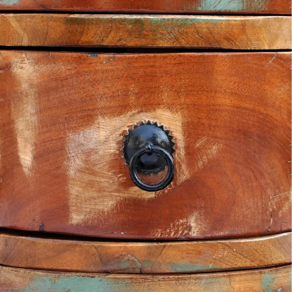 Dulap din lemn masiv reciclat cu 3 setare