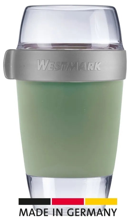 Recipient pentru alimente din trei piese Westmark,1150 ml, verde mentă