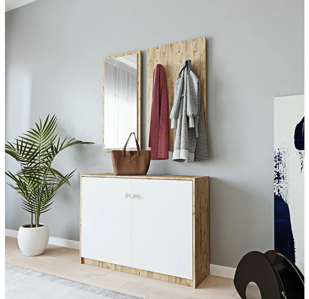 Mobilier Hol Vetide (stejar + alb) . 1093920