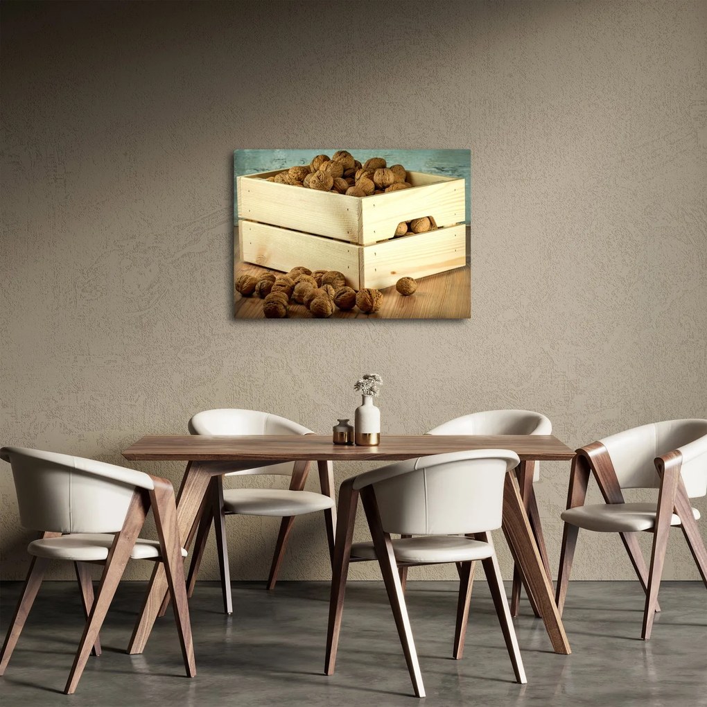 Tablou - Natură moartă de toamnă cu nuci (70x50 cm)