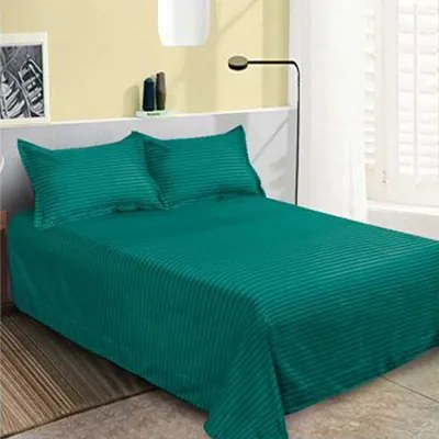 Lenjerie de pat 2 persoane, bumbac Damasc, 6 piese, uni, SSD28