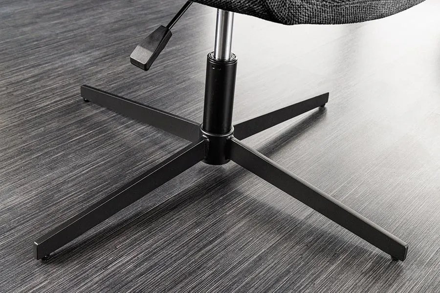 Fotoliu pivotant cu inaltime reglabila PAPILLON tesatura antracit