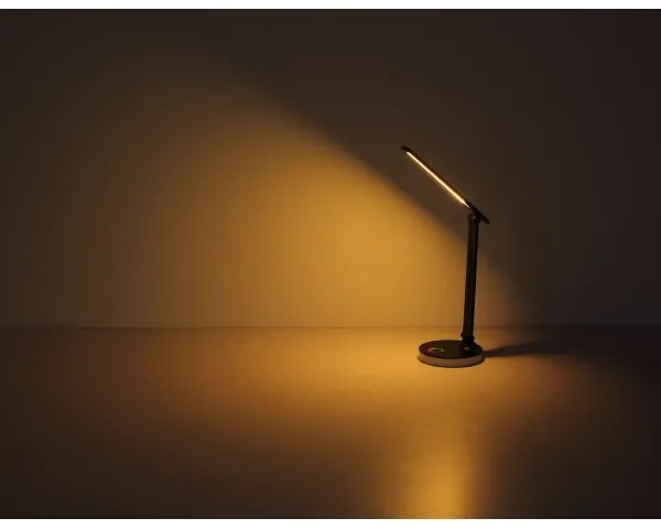 Globo 58445W - Lampă de birou LED RGBW dimabilă GERALDO LED/5W/230V + LED/2W