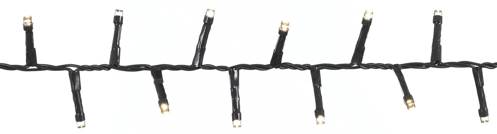 Ghirlandă luminoasă de Crăciun verde cu 700 LED-uri albe 14m IP44 - Prancer