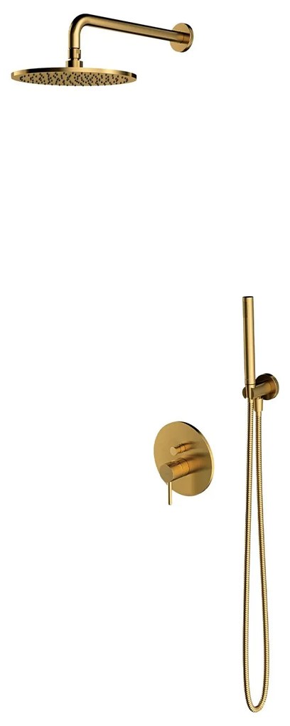 Omnires Y set de duș ascuns da auriu SYSY19GLB