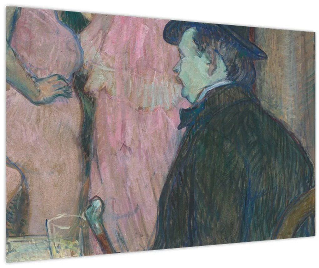 Tablou - Henri de Toulouse-Lautrec, Maxime Dethomas, reproducere (90x60 cm)