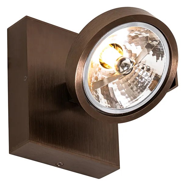 Spotlight de design bronz închis rotativ și înclinabil - Go
