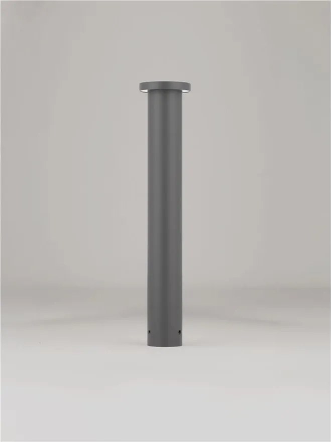 Stalp de exterior LED 3000K, IP65 BAST H-45cm gri inchis