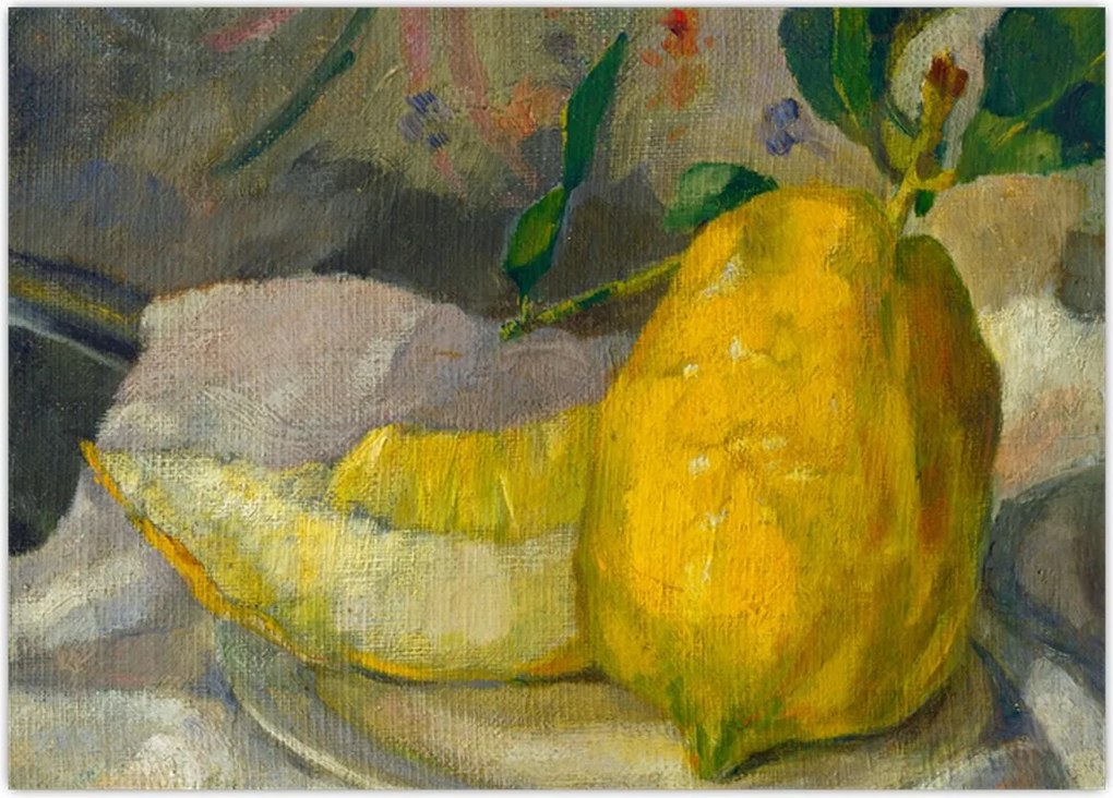 Tablou - French 19th Century, Melon and Lemon, reproducere (70x50 cm)