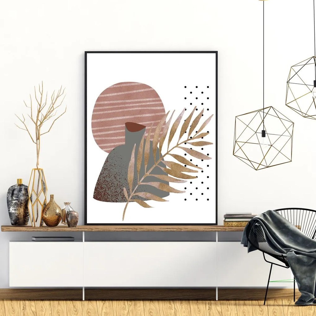 Poster - Abstracție simbolică (A4)