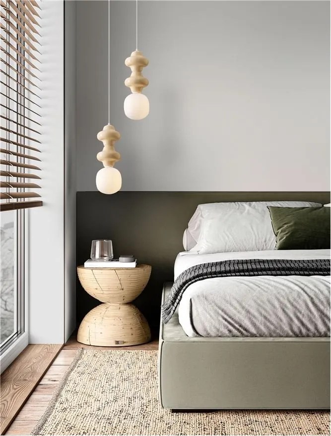 Pendul ceramic design modern CHIC galben