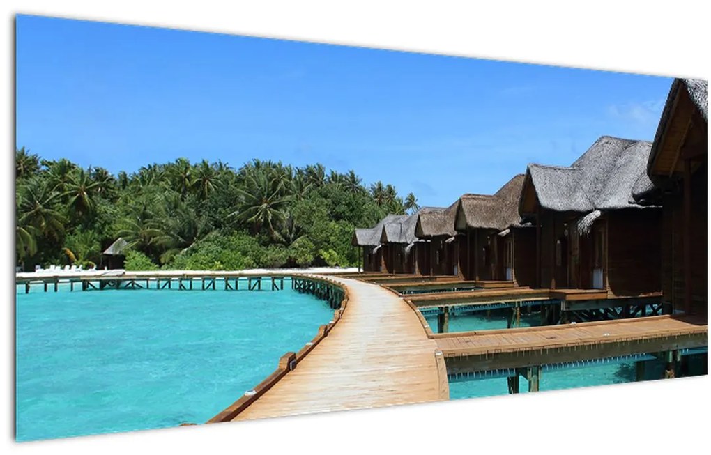 Tablou cu Maledive (120x50 cm)