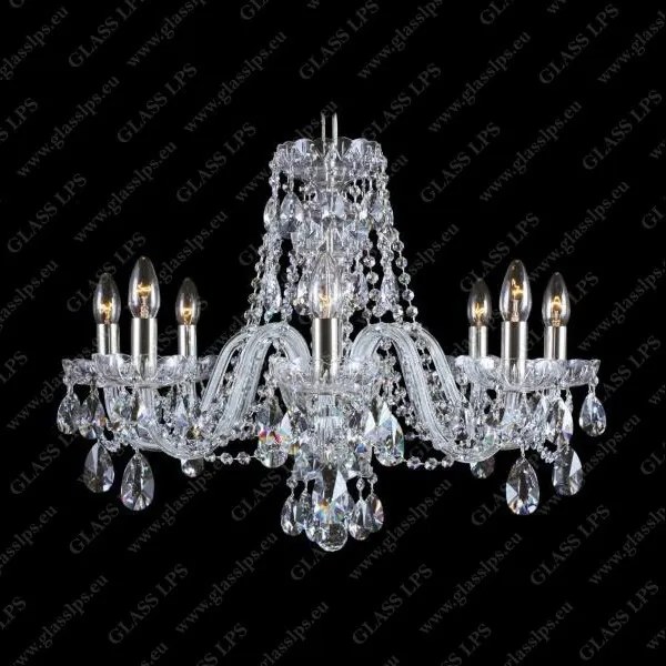 Candelabru cu 8 brate Cristal Bohemia 11 801/08/1-A