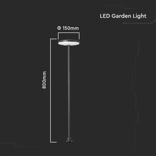 Lampă LED de exterior LED/12W/230V 4000K IP65 antracit