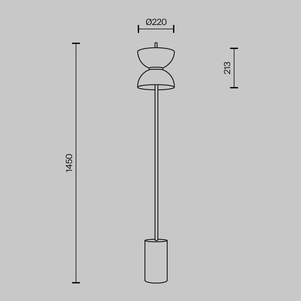 Lampadar LED design modern decorativ Kyoto