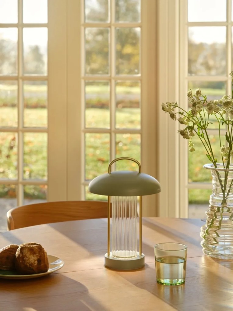 Lampa portabila cu Baterii, 3-step Moodmaker, Mirano verde