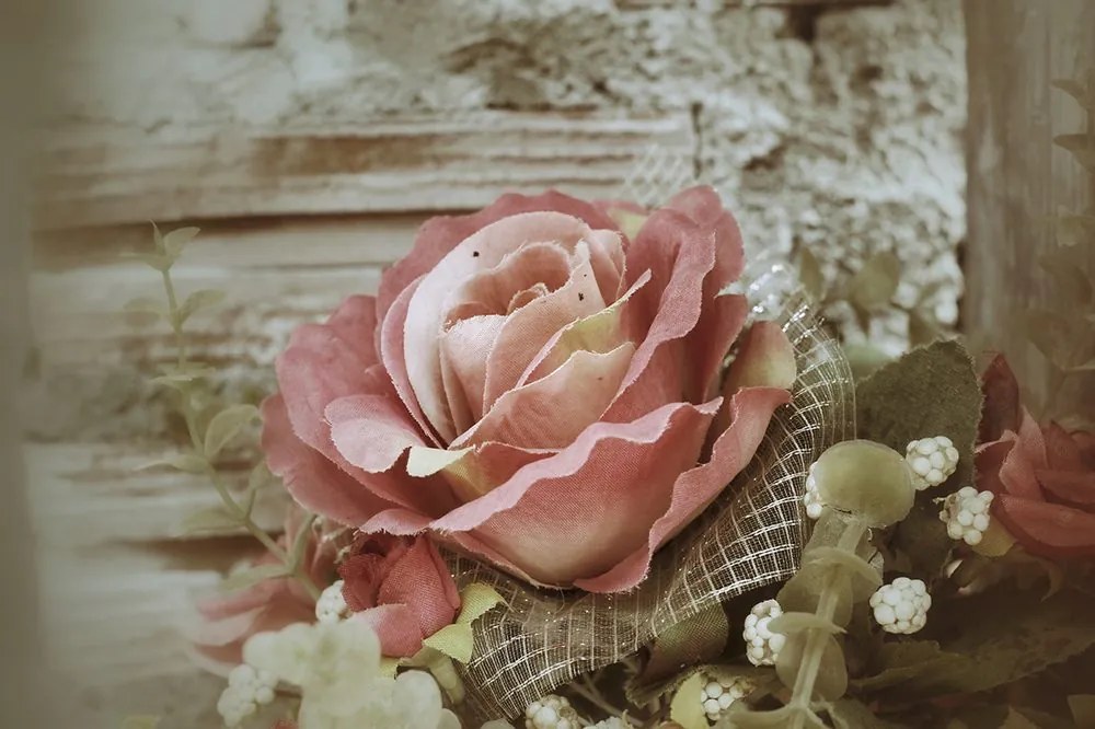 Fototapet trandafir vintage elegant