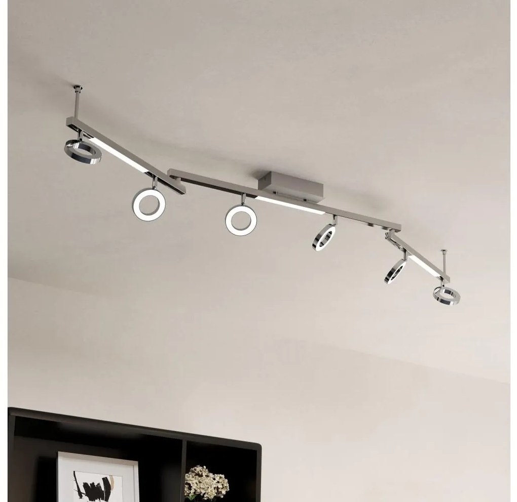 Eglo 96183 - Spot CARDILLIO 1, 6xLED 3,2W + 3xLED 3,3W, 230V