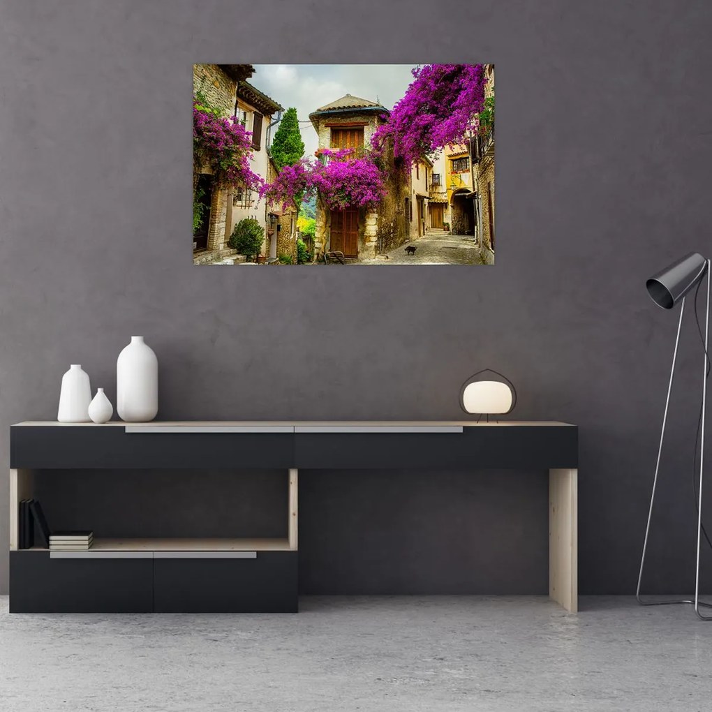 Tablou - Alee mediteraneană leneșă (90x60 cm)