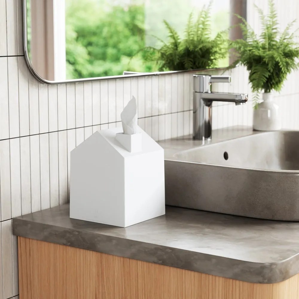 Cutie pentru șervețele din plastic Casa – Umbra