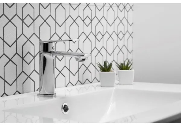 Baterie de lavoar + ventil KFA Armatura 4422-815-00 AGAT 15,2 cm alamă