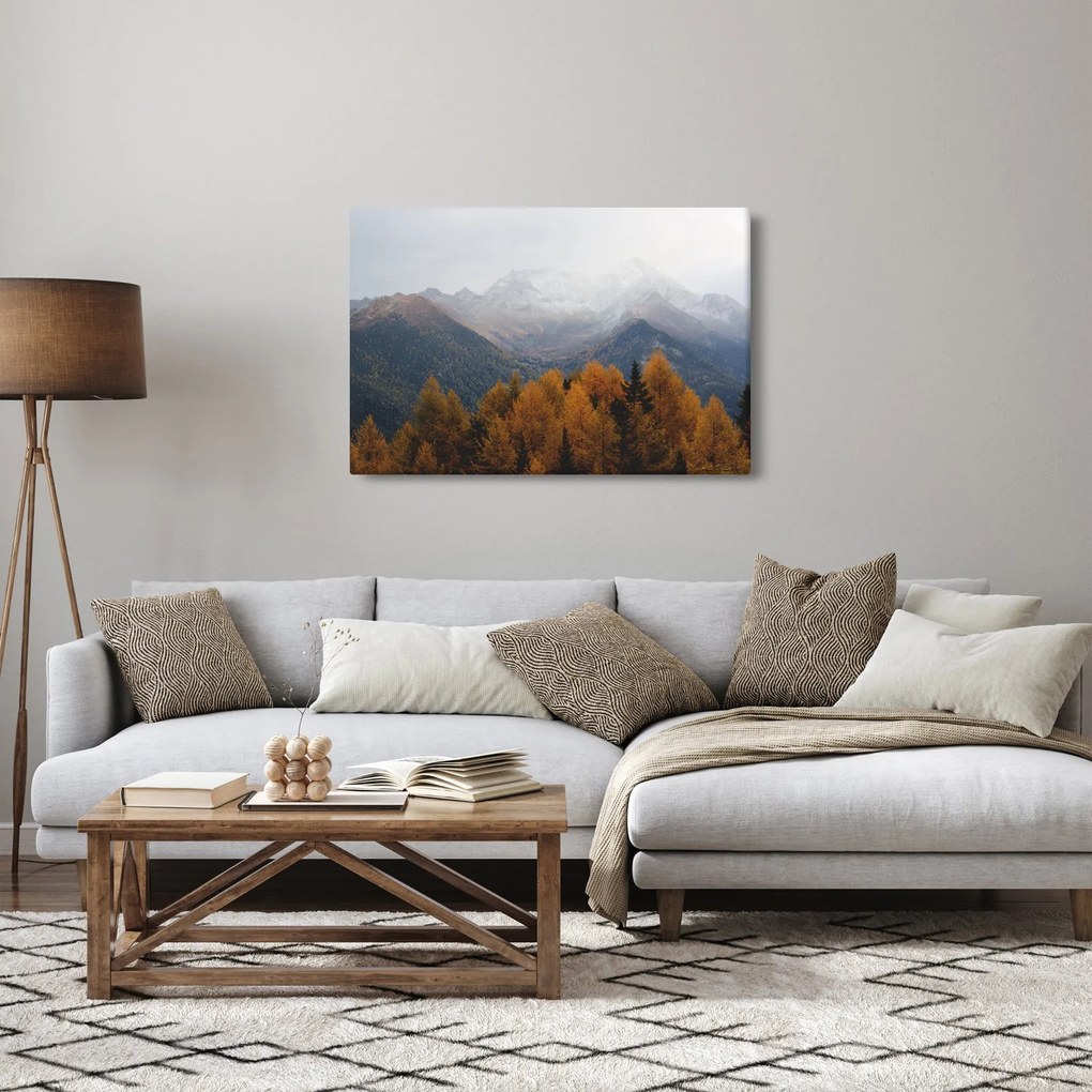 Tablou - Crestele munților (90x60 cm)