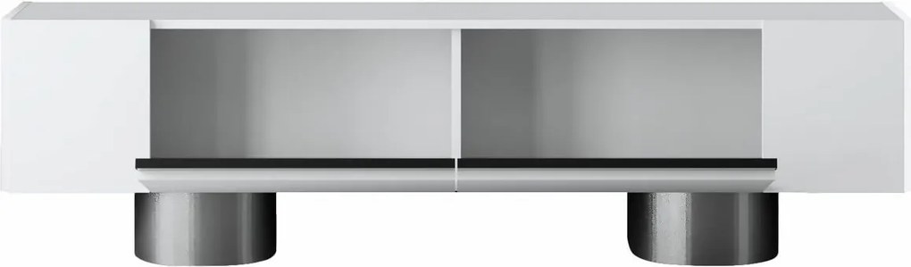 Măsuță TV Bohem White and Silver