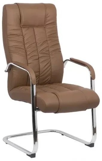 Scaun de conferinta OMAN piele ecologica, Wenge