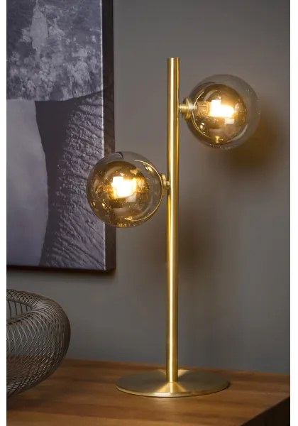 Lampă de masă TYCHO 2xG9/28W/230V aurie Lucide 45574/02/02