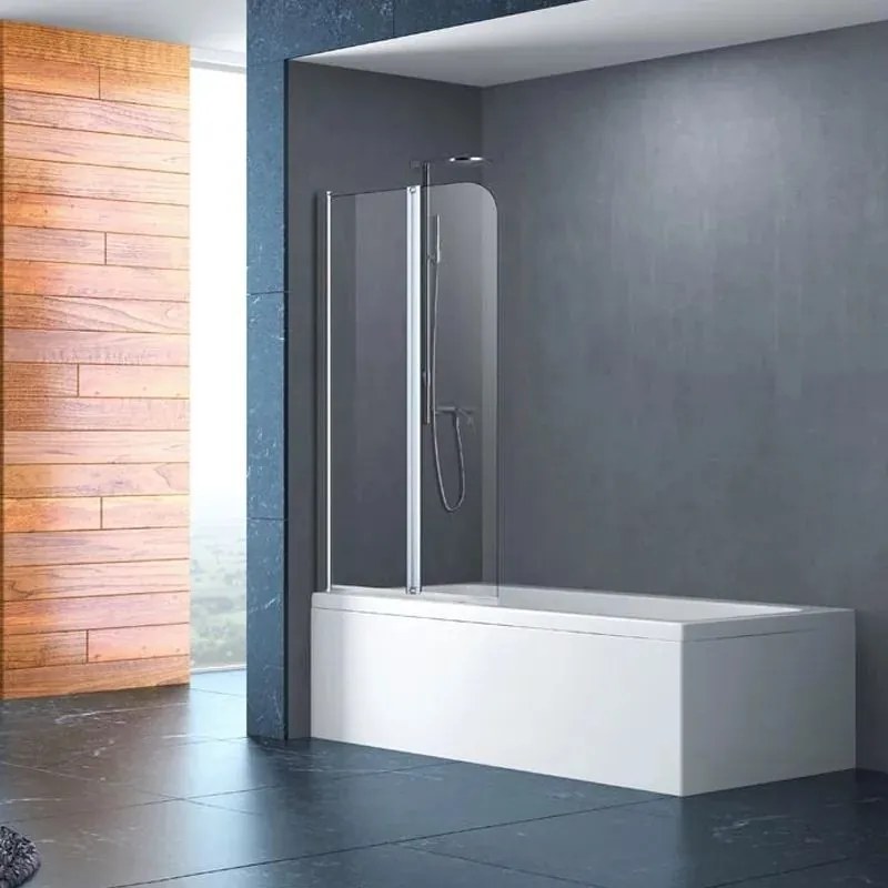 Paravan de cada Fluminia Round 2 80x140 cm sticla securizata