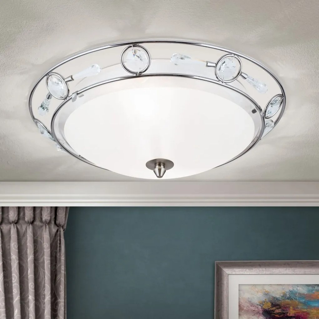 Plafoniera design modern OPALDESIGN 38cm, satin