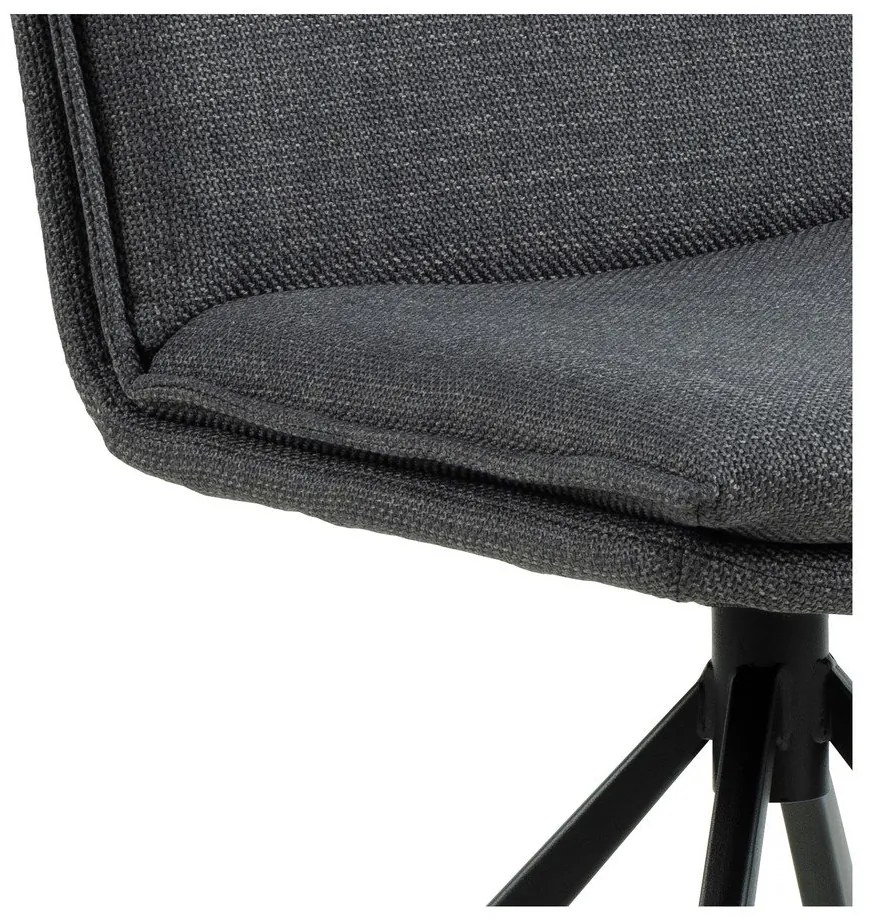 Scaun de dining gri închis Flynn – Actona