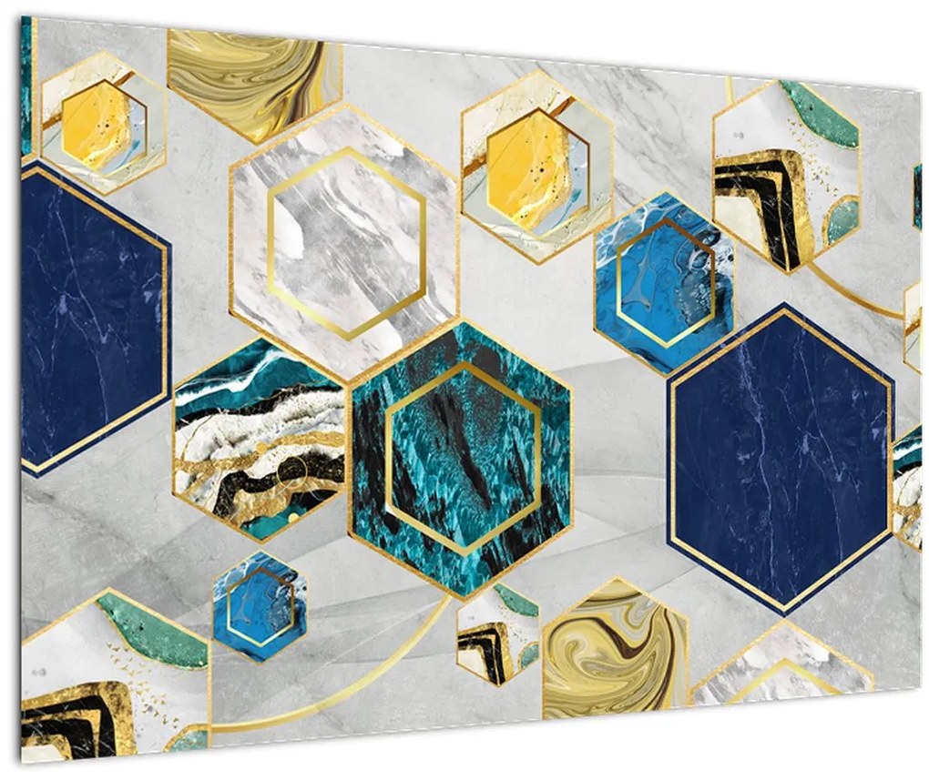 Tablou - Compoziție de marmură (90x60 cm)