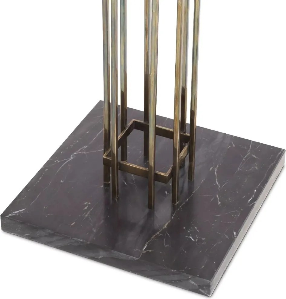 Cuier design LUX din otel inoxidabil si marmura Volterra