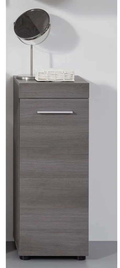 445428 Trendteam Dulap de podea pentru depozitare Runner, argintiu fumuriu